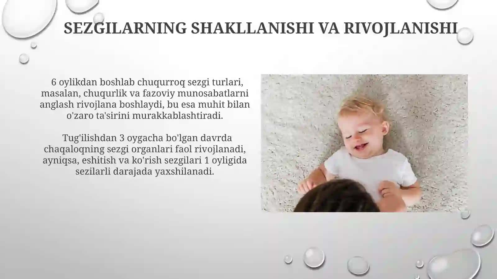 Pereantal va chaqaloqlik davri psixofizalogik rivojlanishiga xos hususiyatlari 3