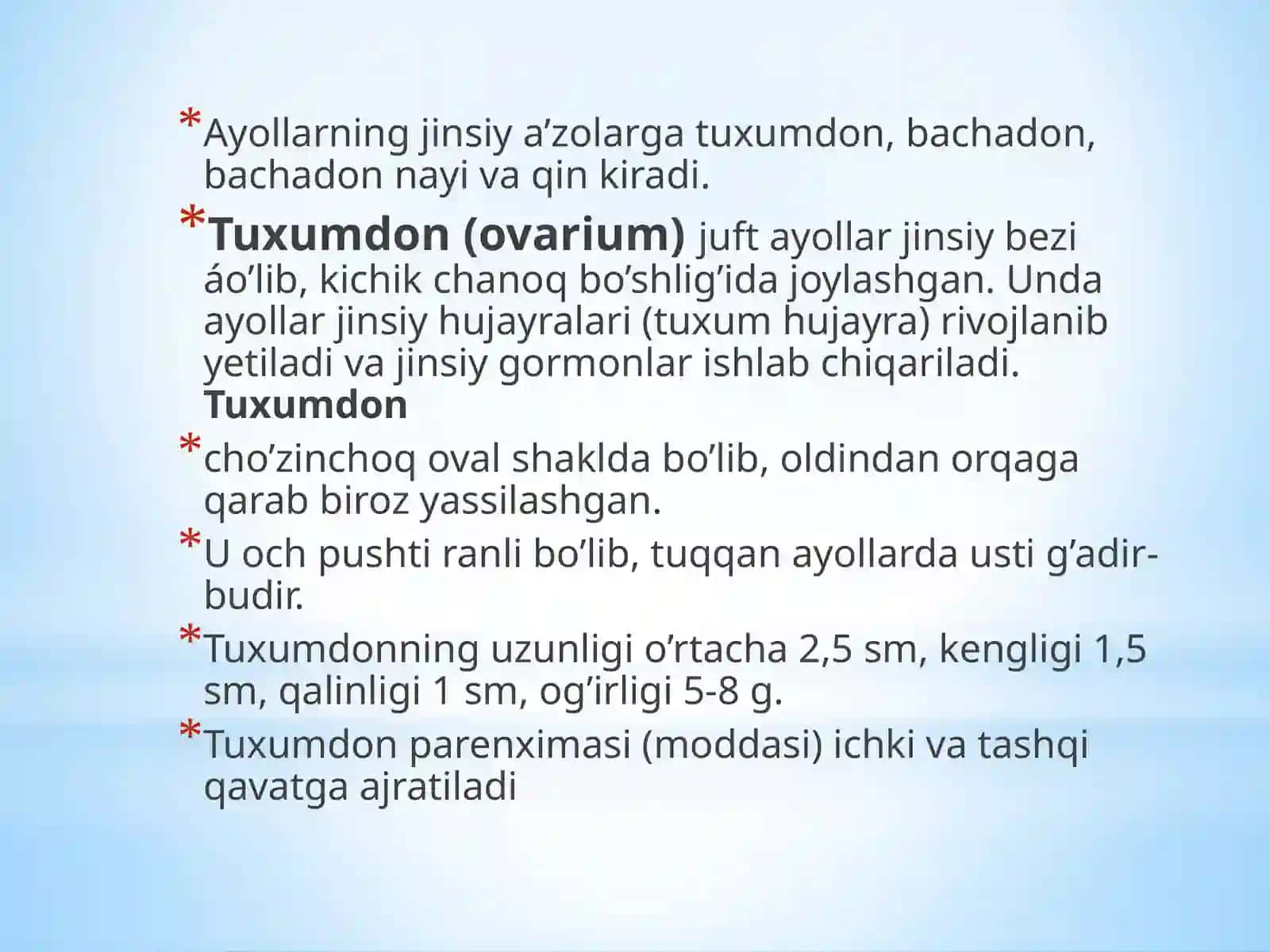 Jinsiy organlarning taraqqiyoti 3