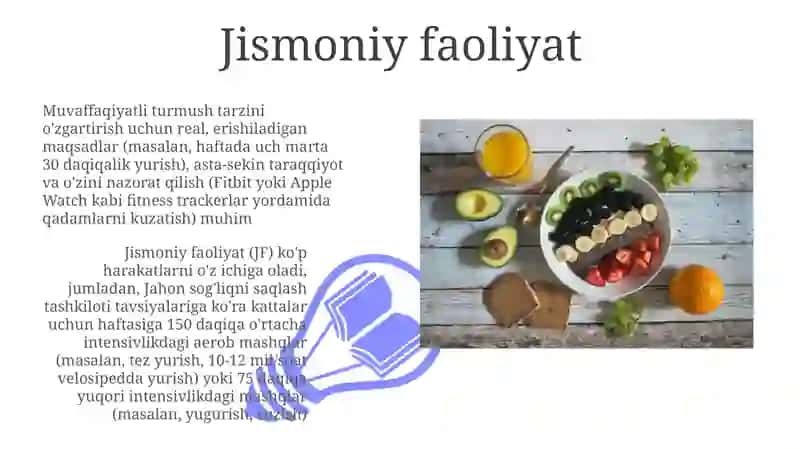 Jismoniy faoliyat 3