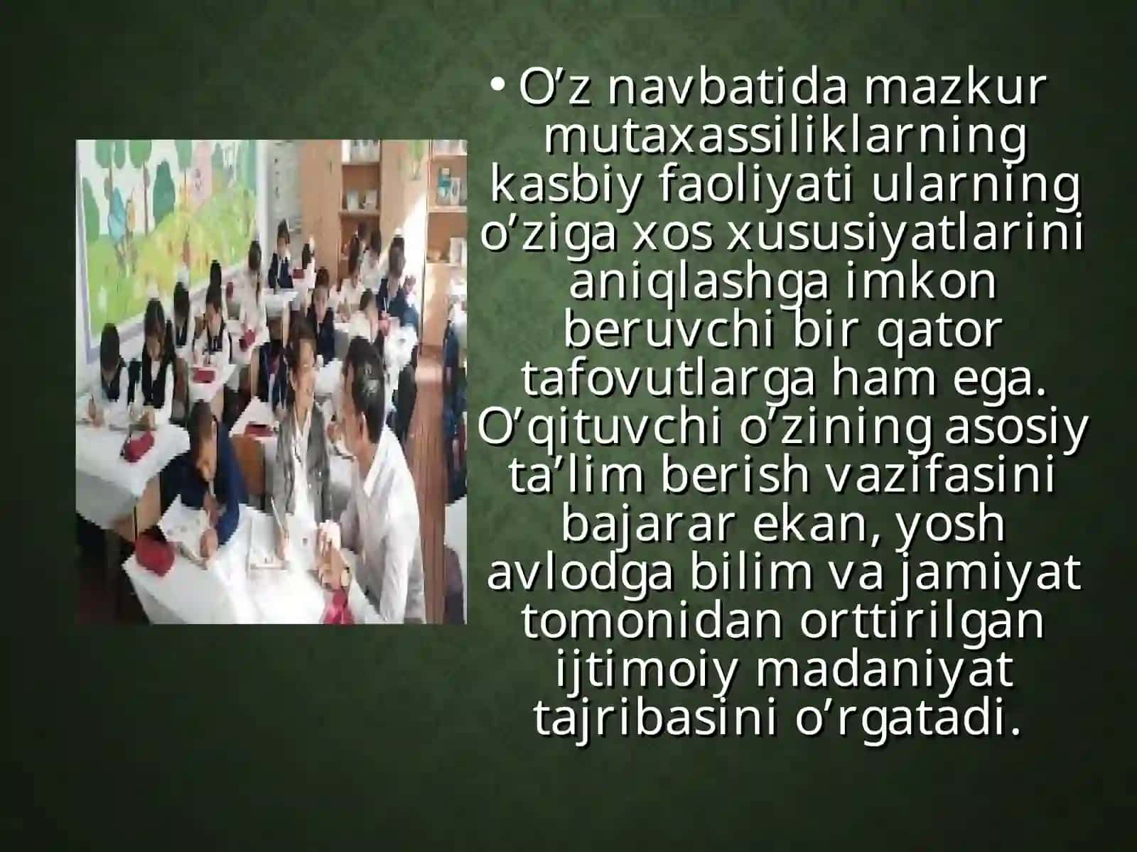 GURUH TALABASI RAMANBERDIYEVA MUNISANING YUNOGOGIKA FANIDA TAYYORLAGAN TAQDIMOTI 3