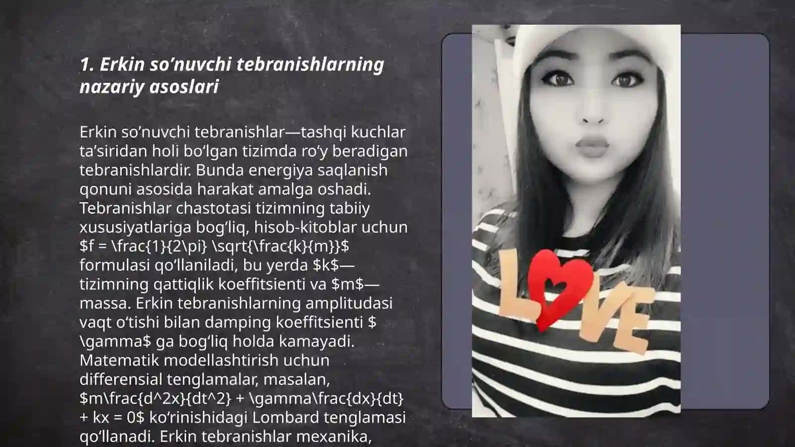 Erkin soʼnuvchi tebranishlar 3