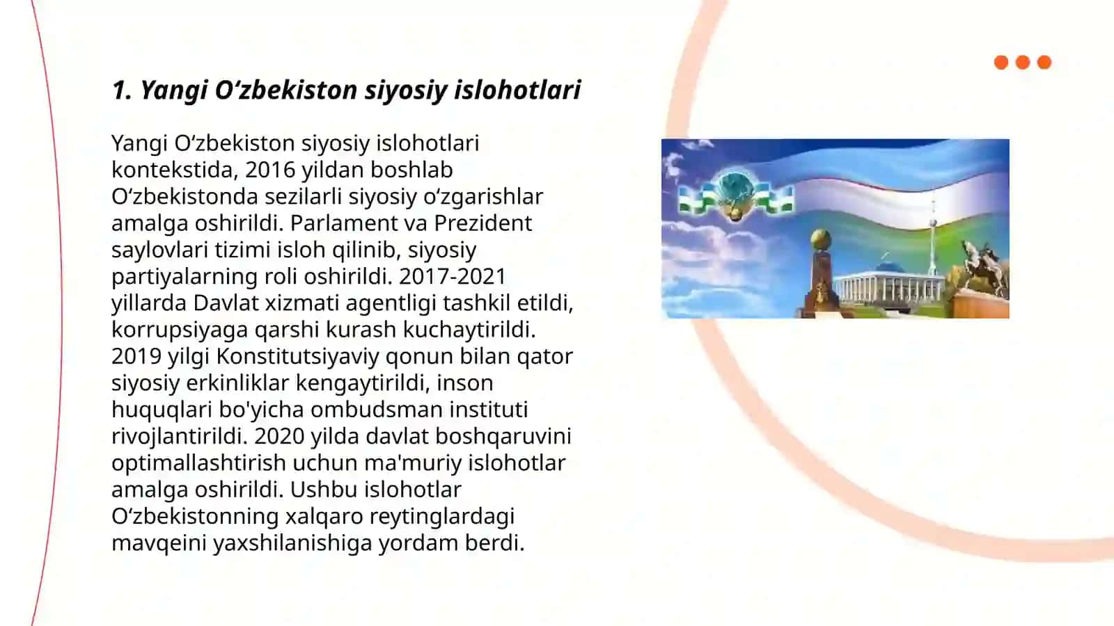Yangi Oʻzbekistonda xalqchil va insonparvar jamiyat qurishning ijtimoiy siyosiy ahamiyati 3