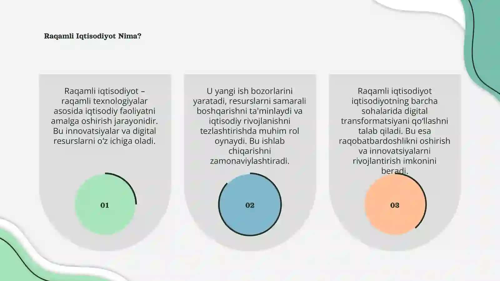 Raqamli Iqtisodiyot 3