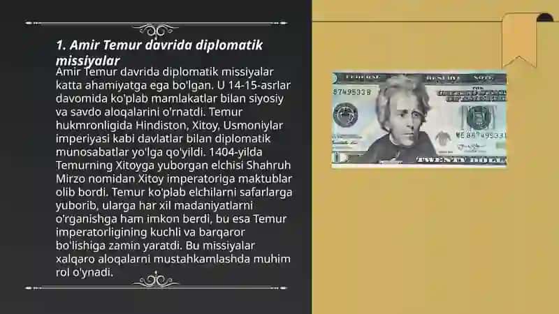 Amir Temur davrida diplomatik missiyalar 3