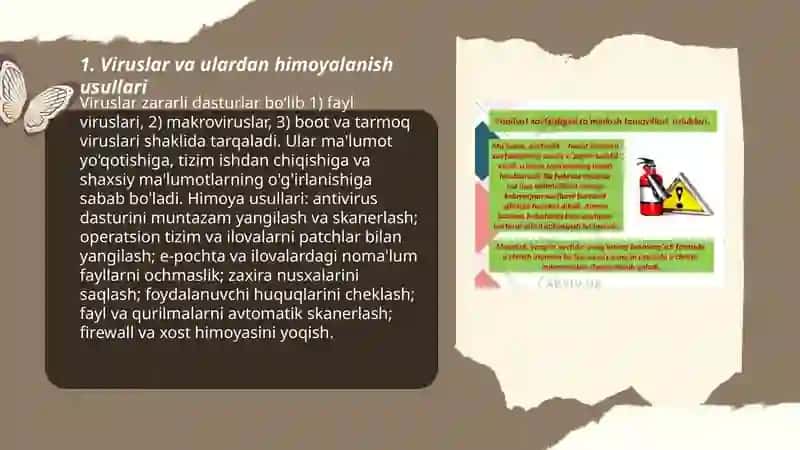 Viruslar va ulardan himoyalanish usullari 3