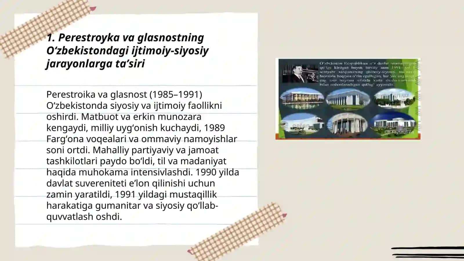 Oʻzbekistondagi ijtimoiy-siyosiy jarayonlar 3
