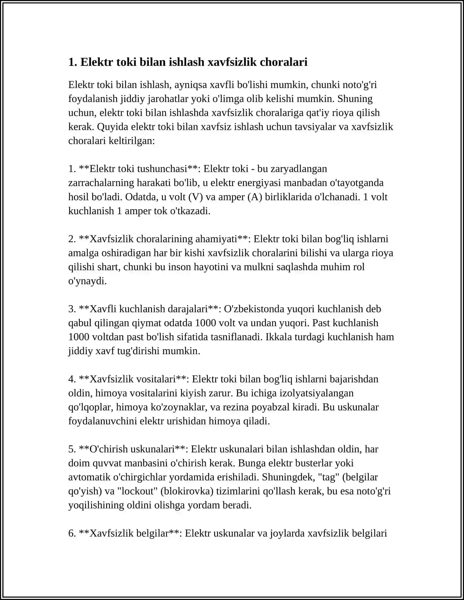 O'ZGARUVCHAN TOKLARDA FOYDALANISHDAGI HAFSIZLIK TALABLARI 3