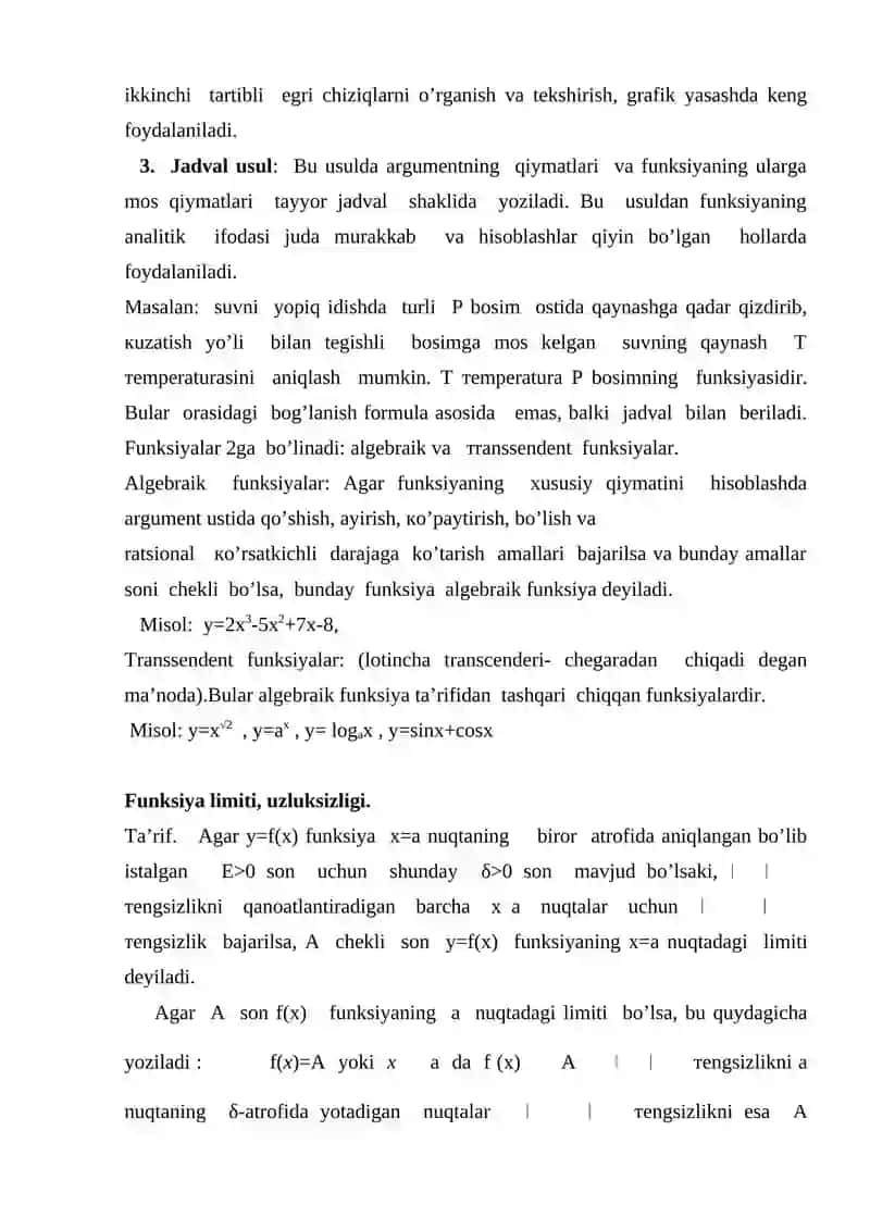 Differensial va integral hisob 3