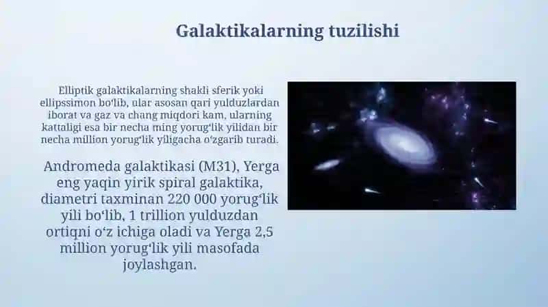 Galaktikalar: Turlari va ularning tuzilishi 3