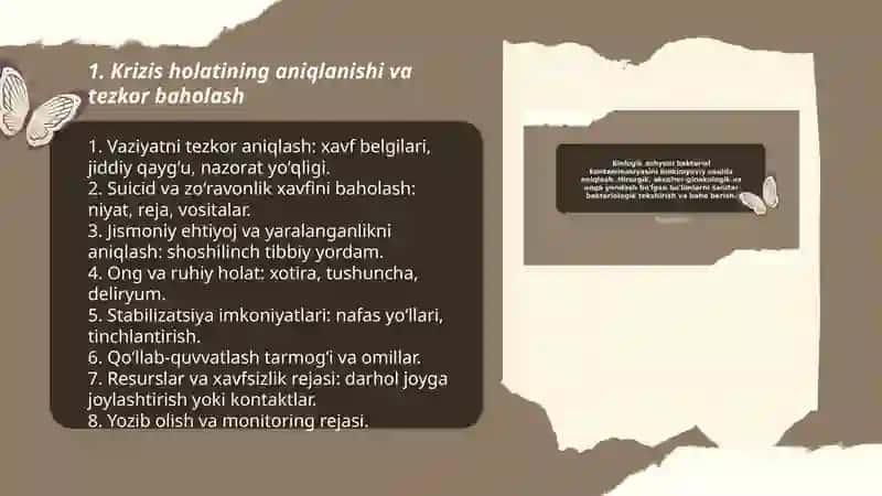 Krizis Holatlariga Yordam 3