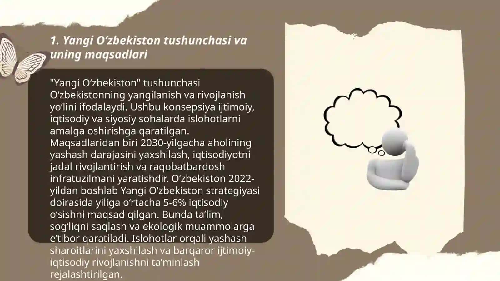 Yangi Oʻzbekistonda Xalqchil va insonparvar davlat qurishning ijtimoiy-siyosiy davlat qurishning ahamiyati 3