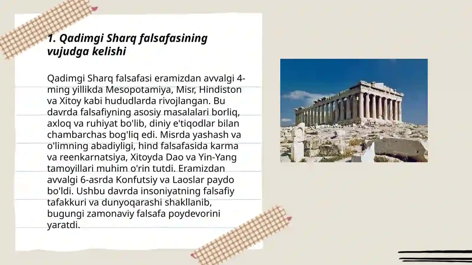 Qadimgi Sharq falsafasining vujudga kelishi 3