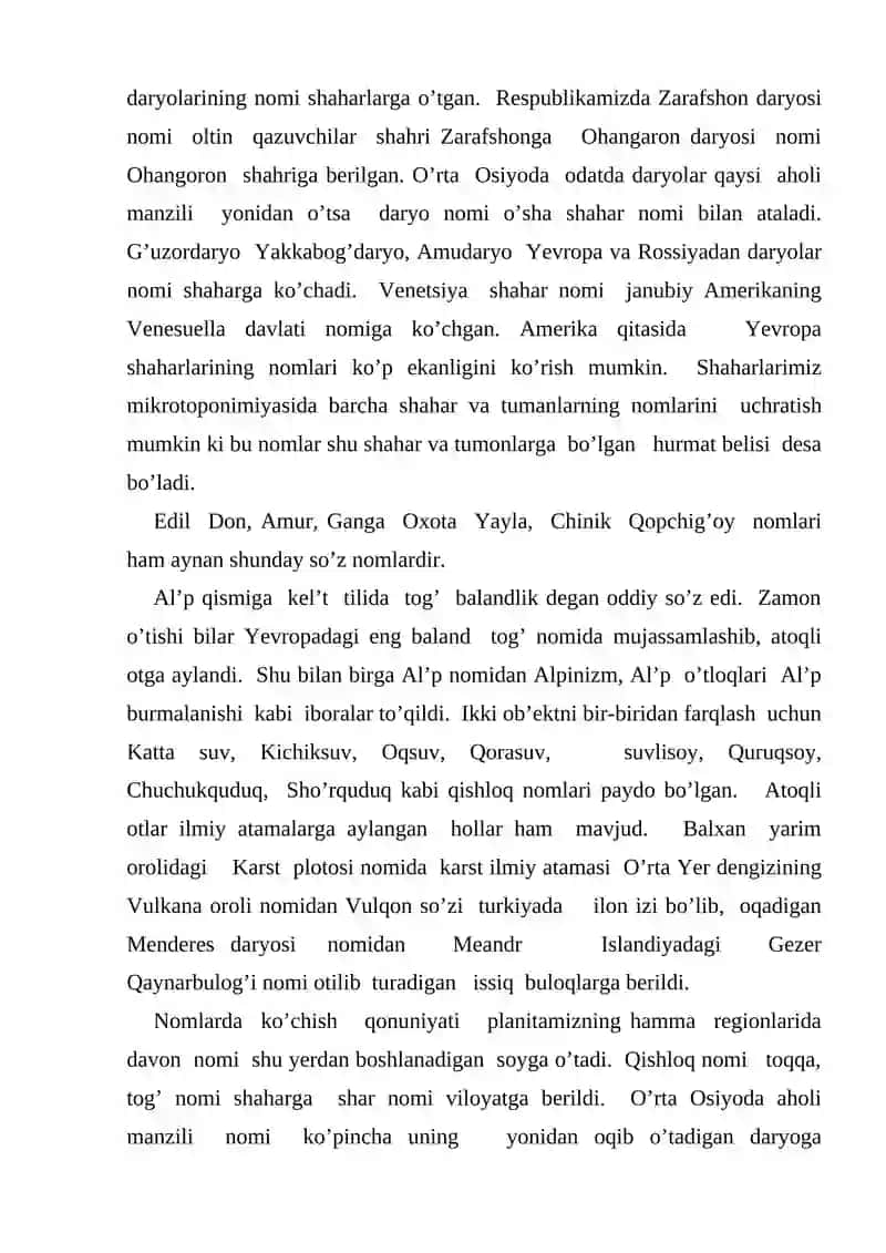Geografik nomlar 3