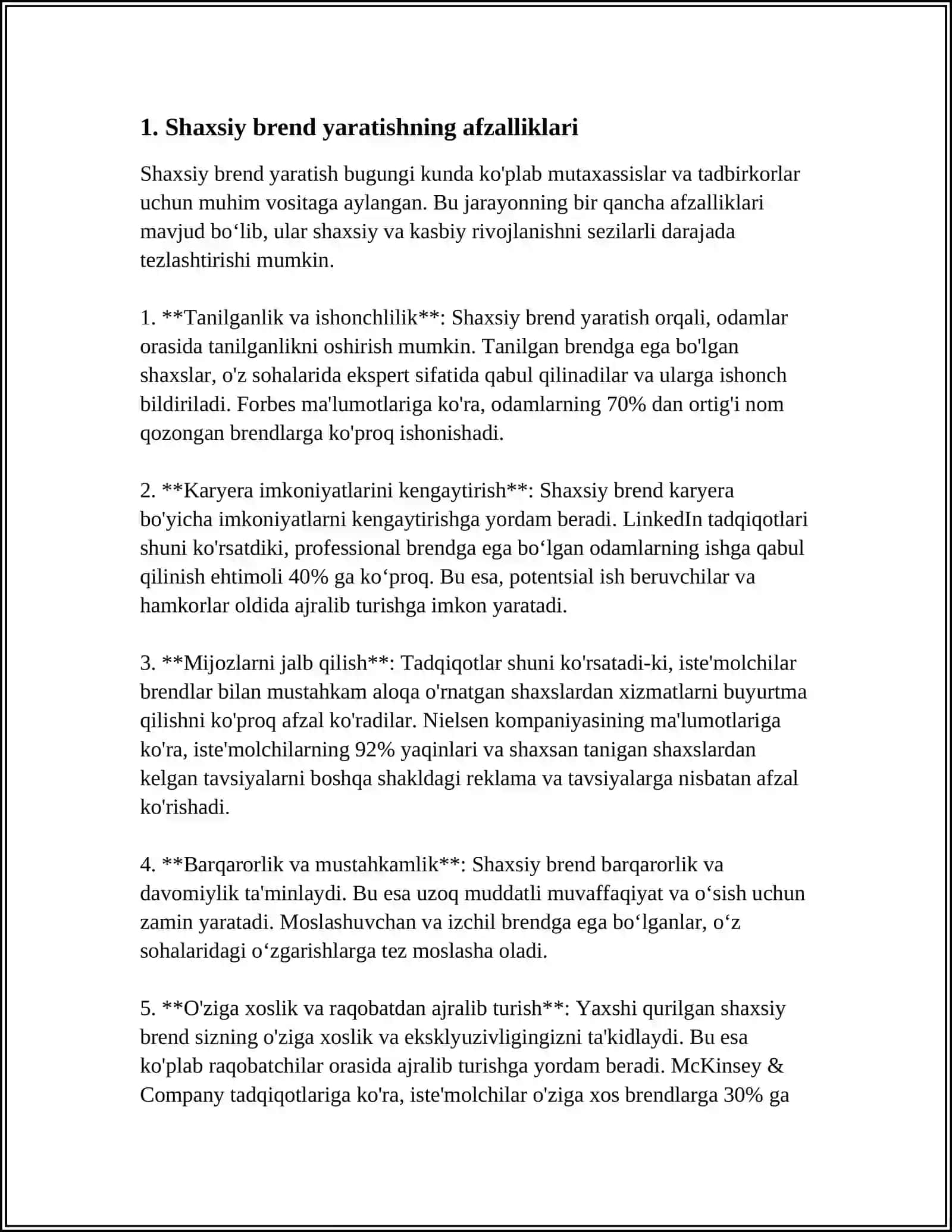 SHAXSNING BIZNESGA PROFESSIONAL IDENTIFIKATSIYASINI SHAKLLANTIRISH MUAMMOSI 3