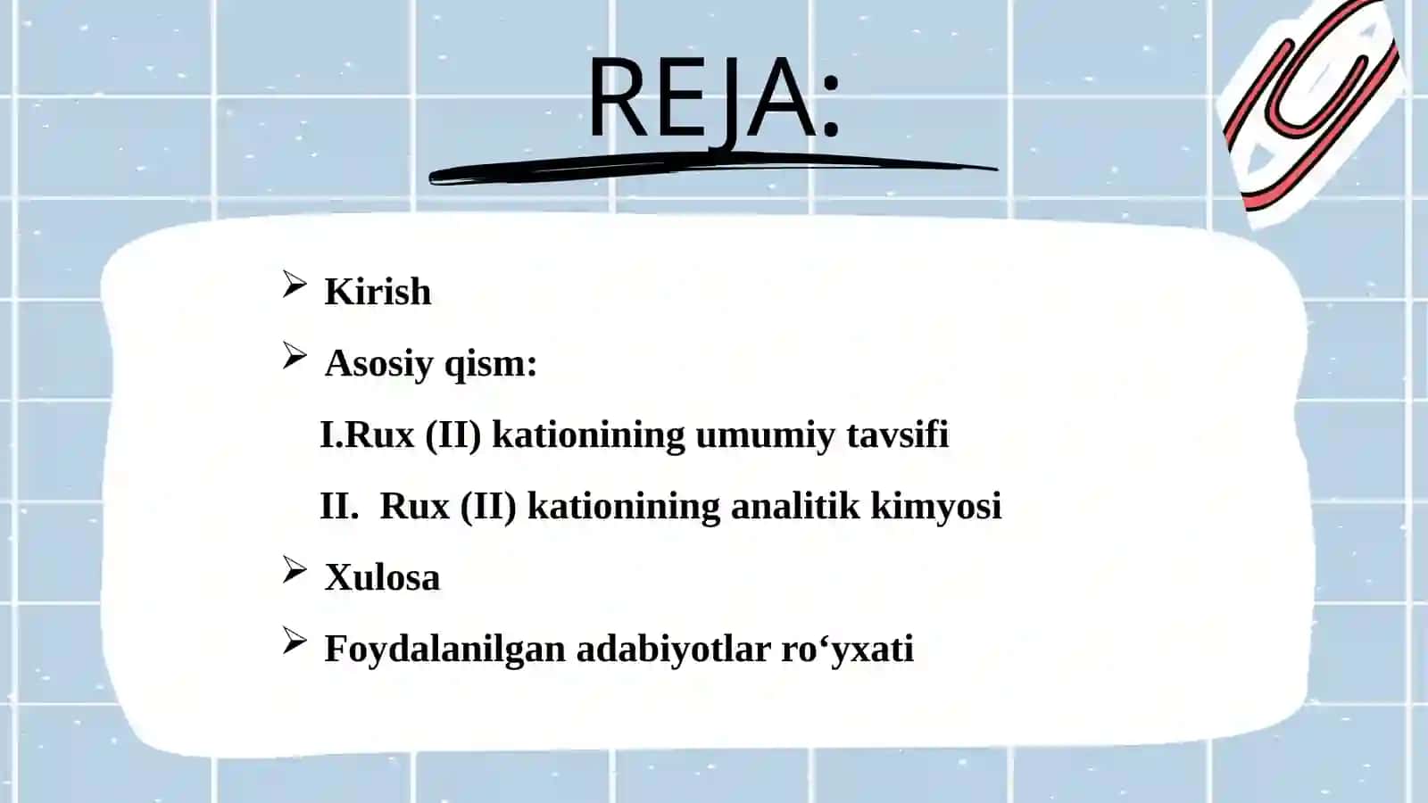 Rux (II) kationining analitik kimyosi 3