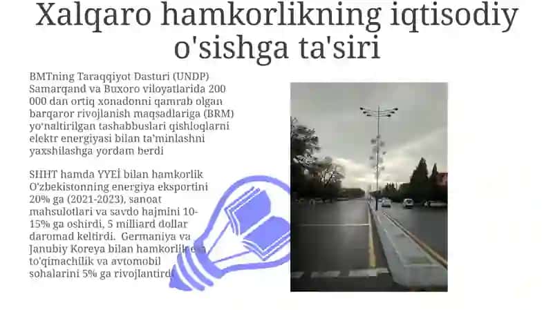 O‘zbekistonning iqtisodiy xavfsizlikni ta’minlashda xalqaro tashkilotlar bilan hamkorligi 3