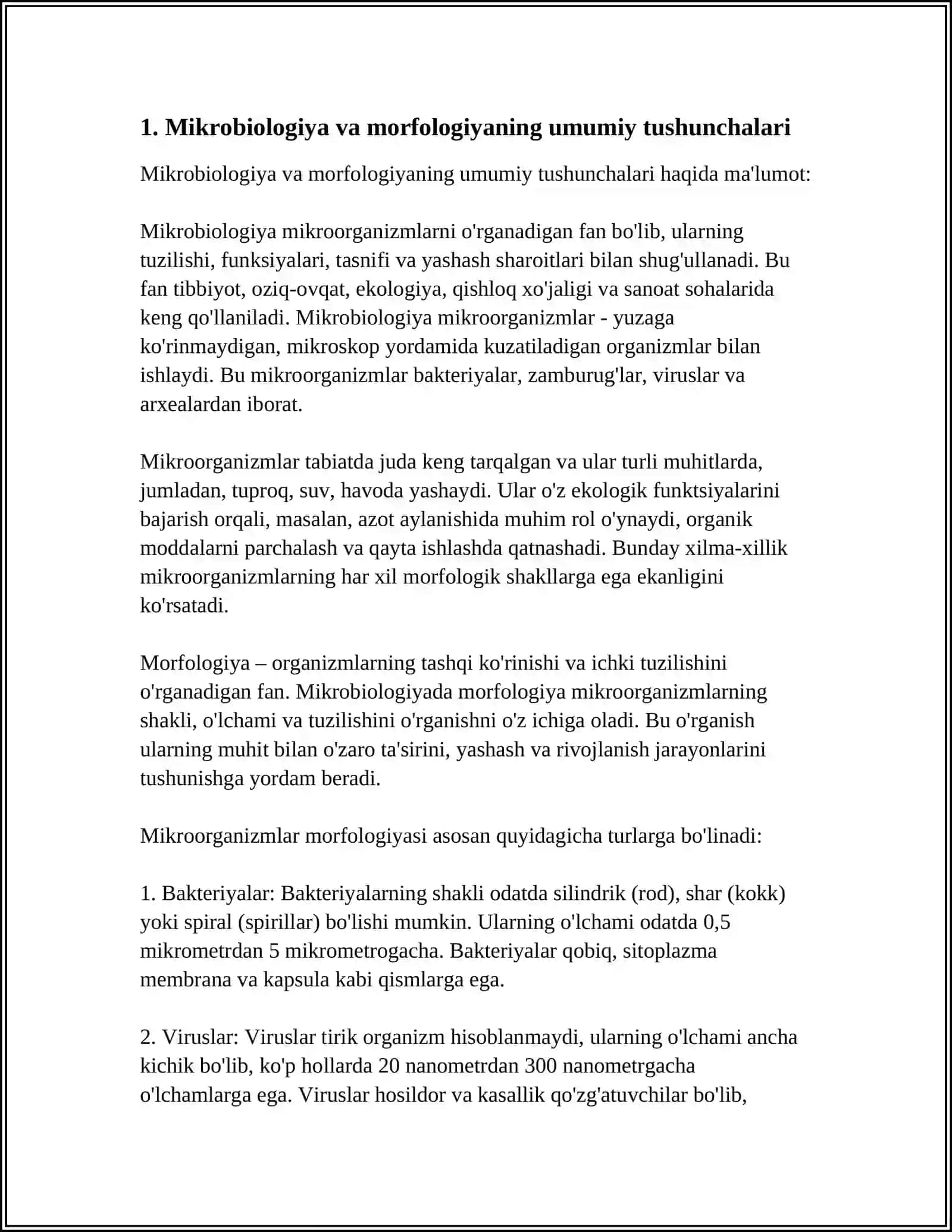 MIKROBLARNING MORFOLOGIYASI VA STRUKTURA TUZILISHI 3
