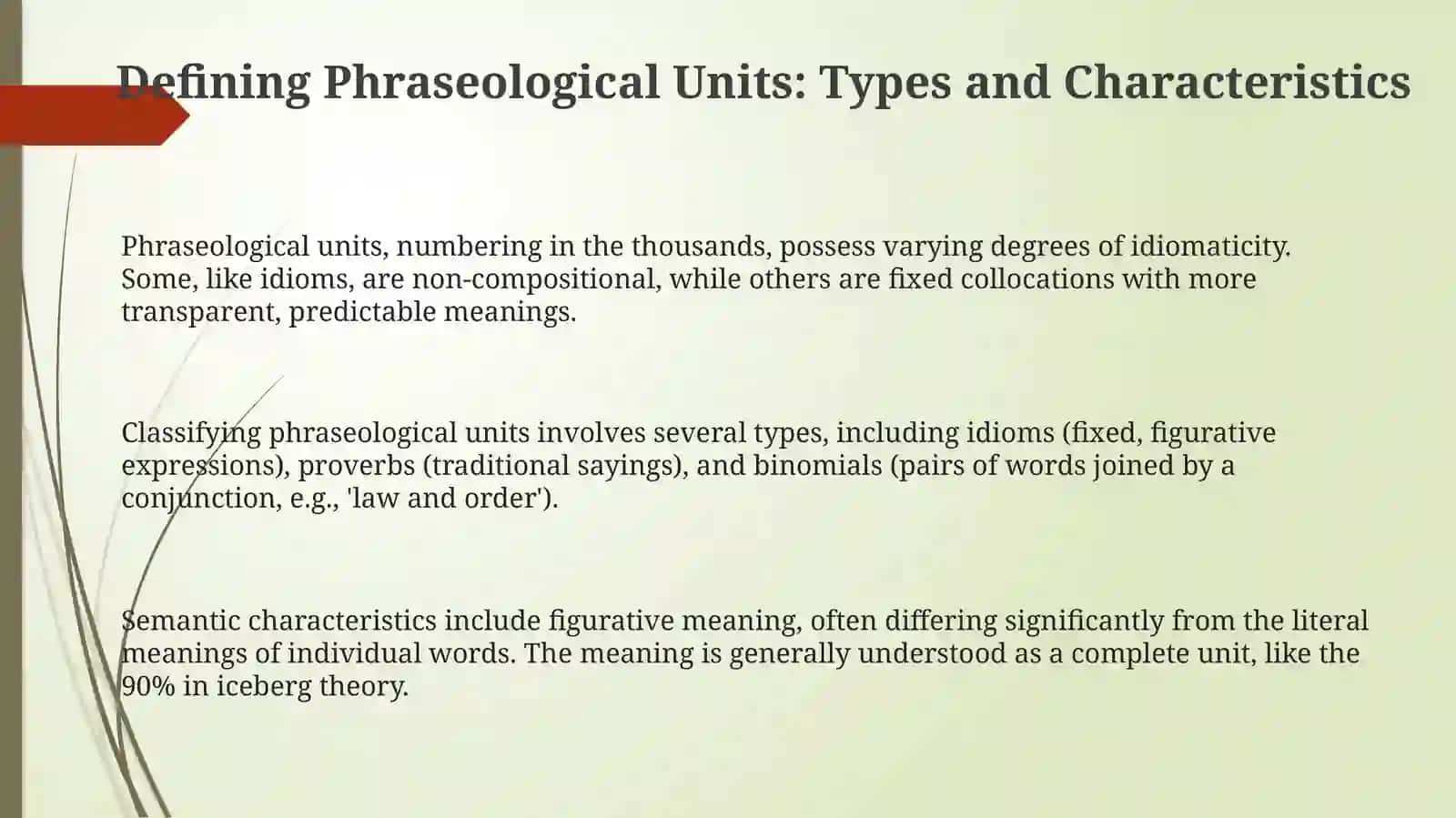 Phraseological problems of translation 3