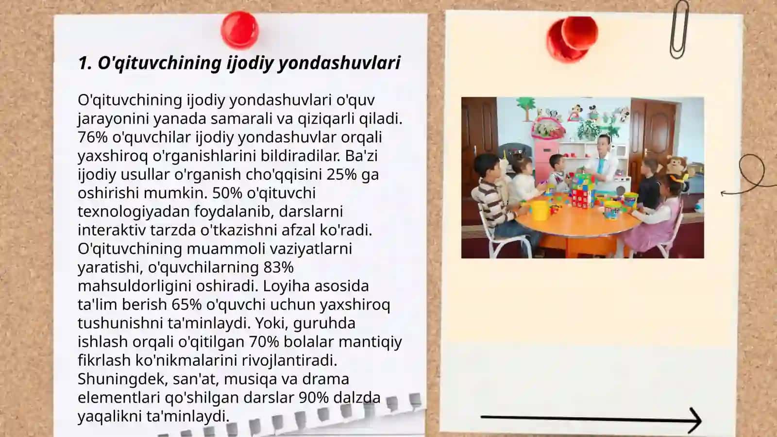 Pedagogik muloqot O'qituvchining ijodiy faoliyatini va tashabbuskorligini namoyon etuvchi xususiyat 3