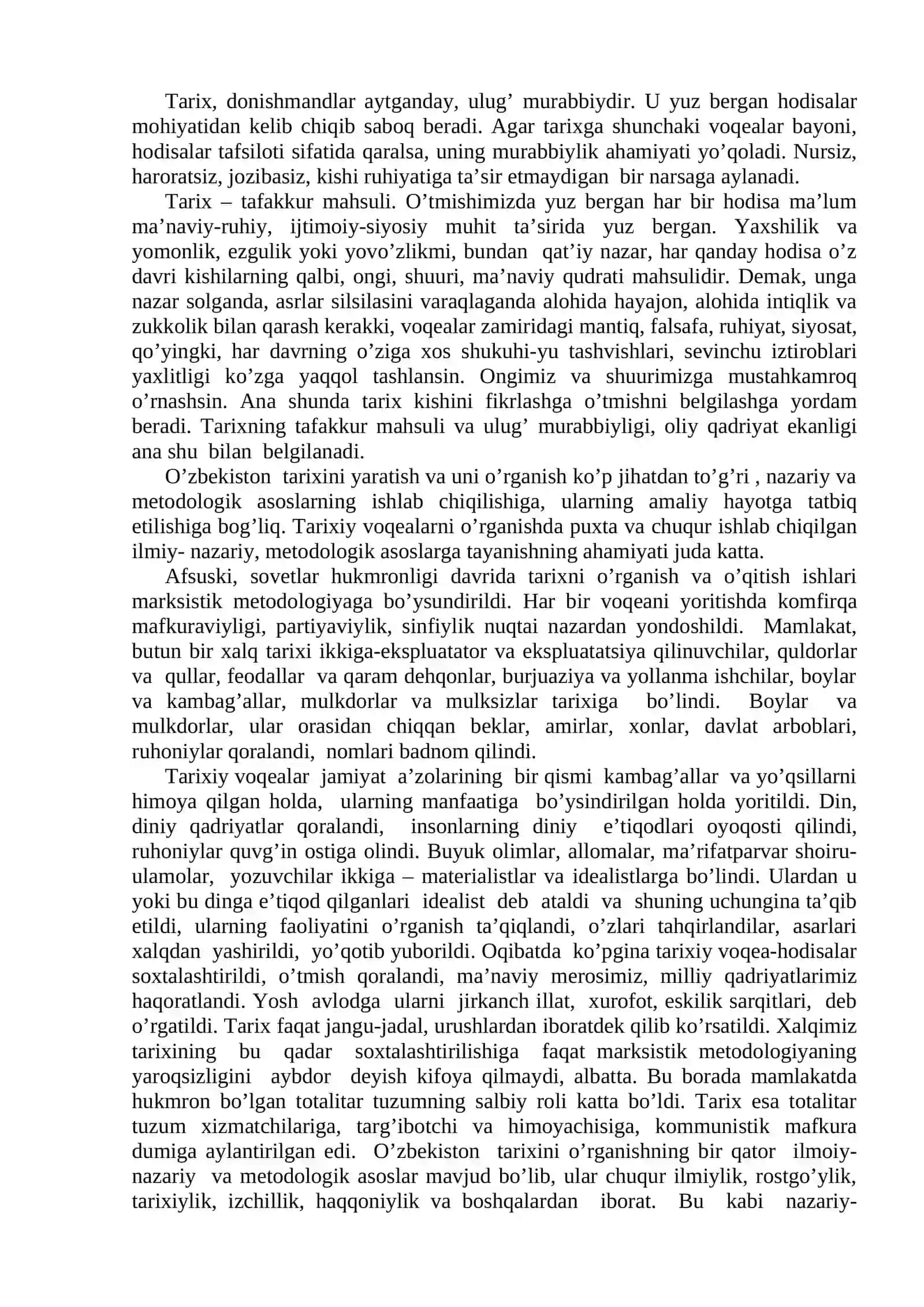 О’zbekistonning eng yangi tarixi 3
