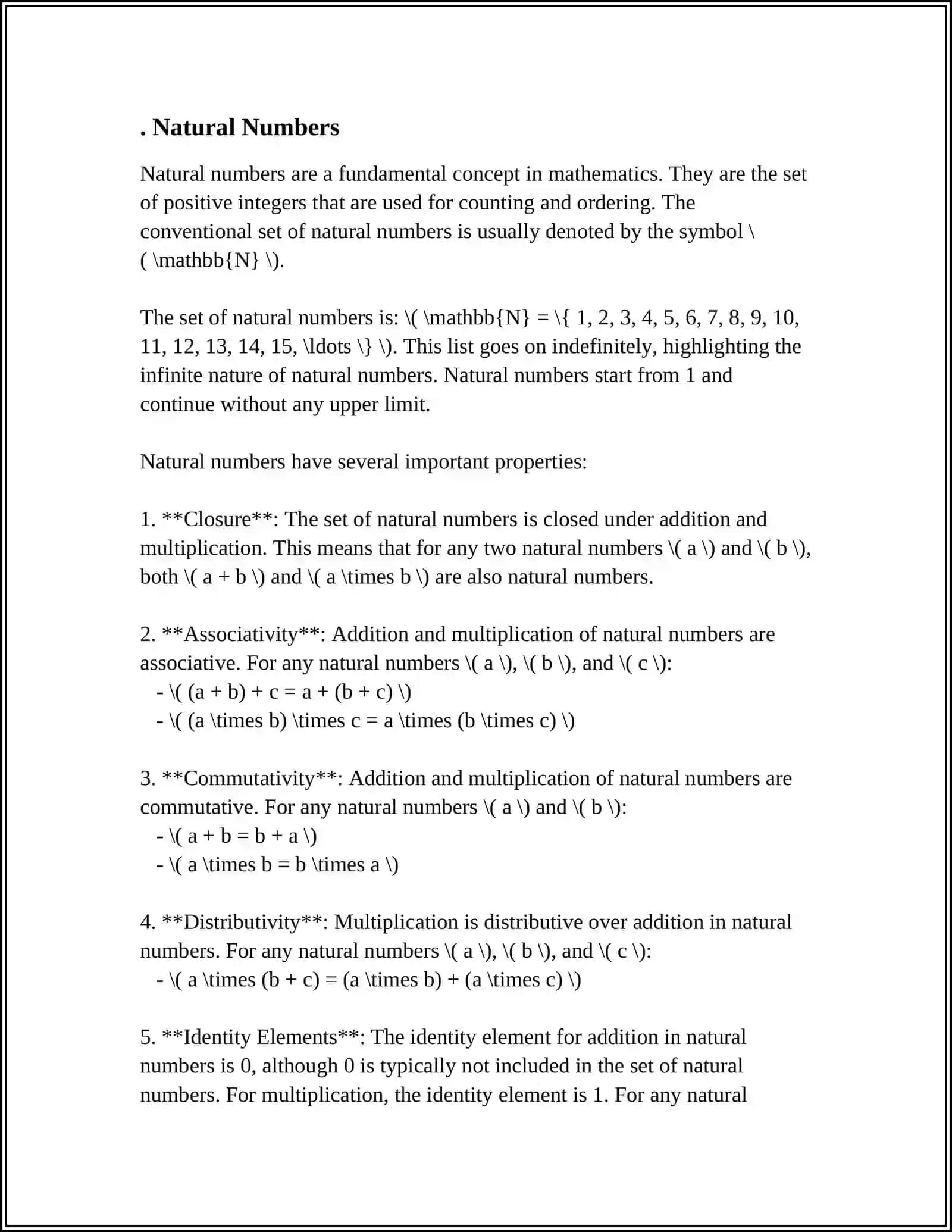 Theme: NUMBERS 3