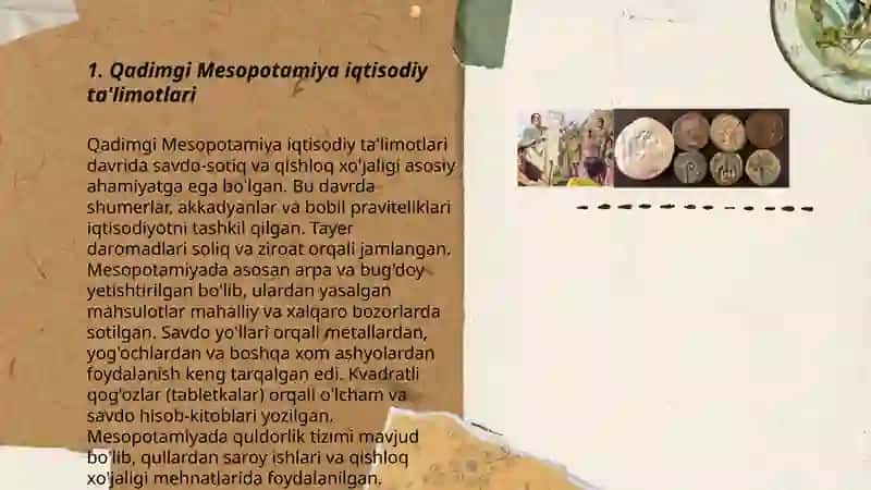 Qadimgi Mesopotamiya iqtisodiy ta'limotlari 3