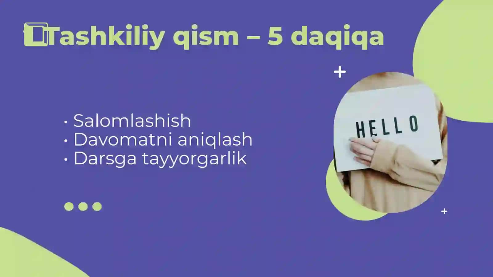 TEXNIKUM VA KASB HUNAR MAKTABLARIDA O`QUV MASHG`ULOTLAR TO`PLAMINING QISMLARI 3