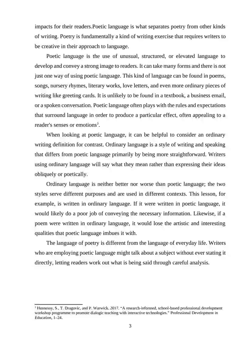 THERME: POETIC DETAILS IN THE LITERARY TEXT 3
