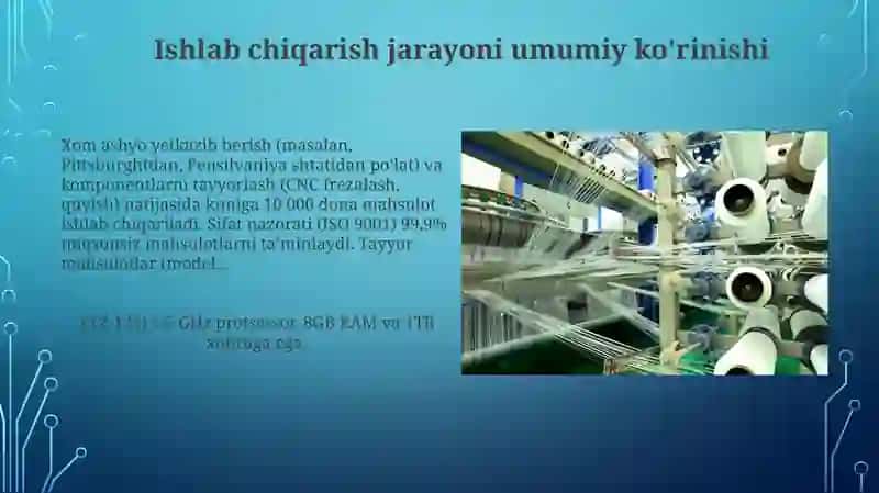 Ishlab chiqarish jarayoni 3