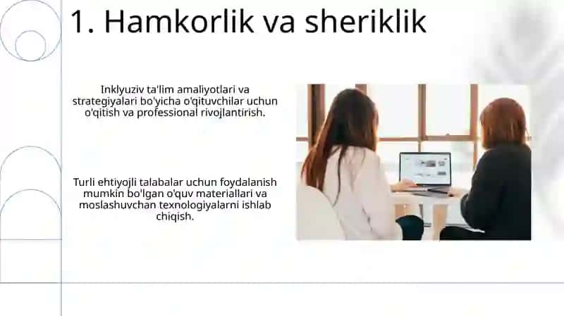 Inklyuziv ta'lim bo'yicha respublikamizda olib borilayotgan ishlar 3