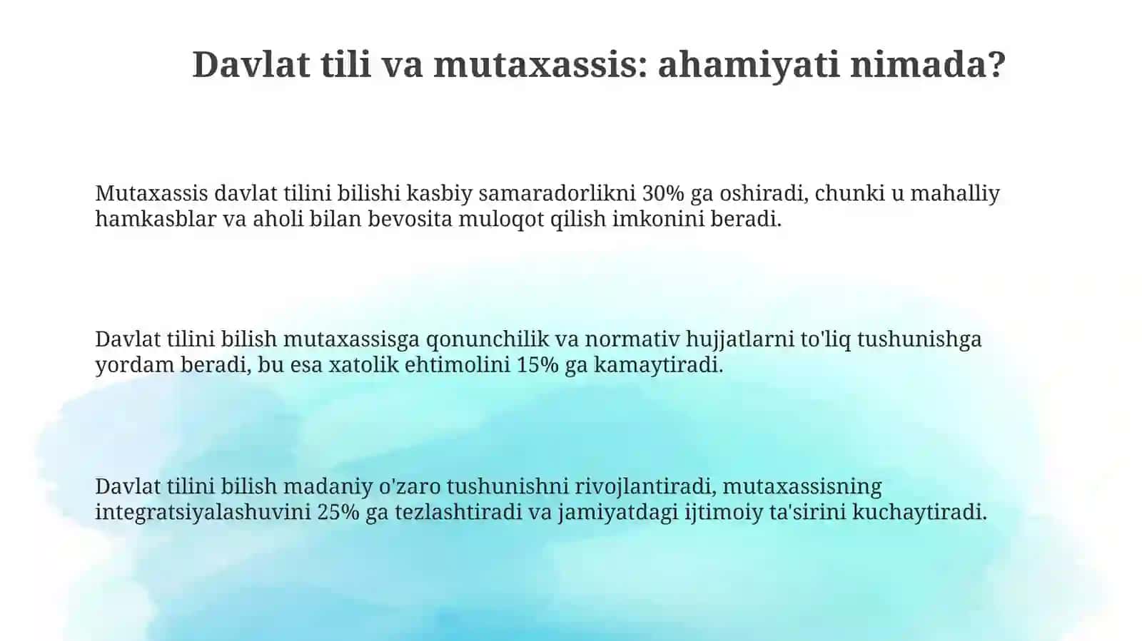 Mutaxassis va davlat tili 3