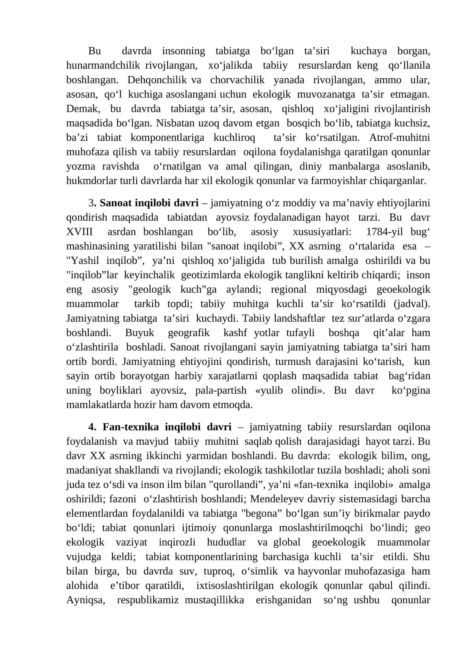Tabiat va jamiyat o‘rtasidagi o‘zaro munosabatlar 3