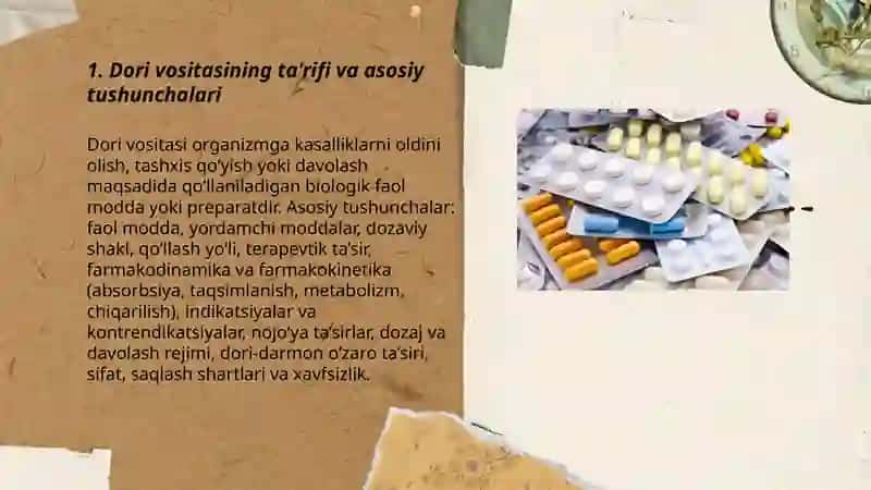Dori vositalari, turlari va shakllari 3