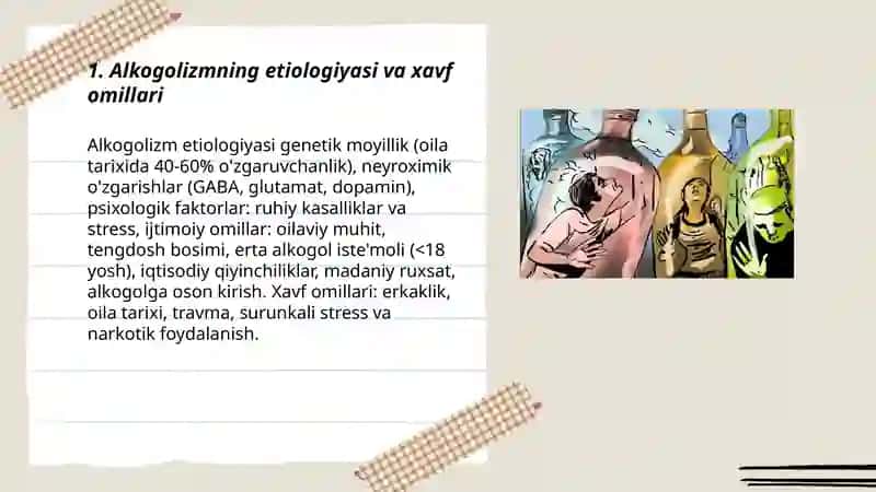 Alkogolizmning etiologiyasi va xavf omillari 3