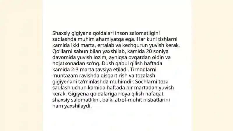 Dorixonada sanitariya qoidalari 3