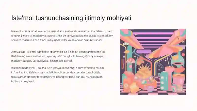 Iste'mol va iste'mol madaniyatining ijtimoiy asoslari 3