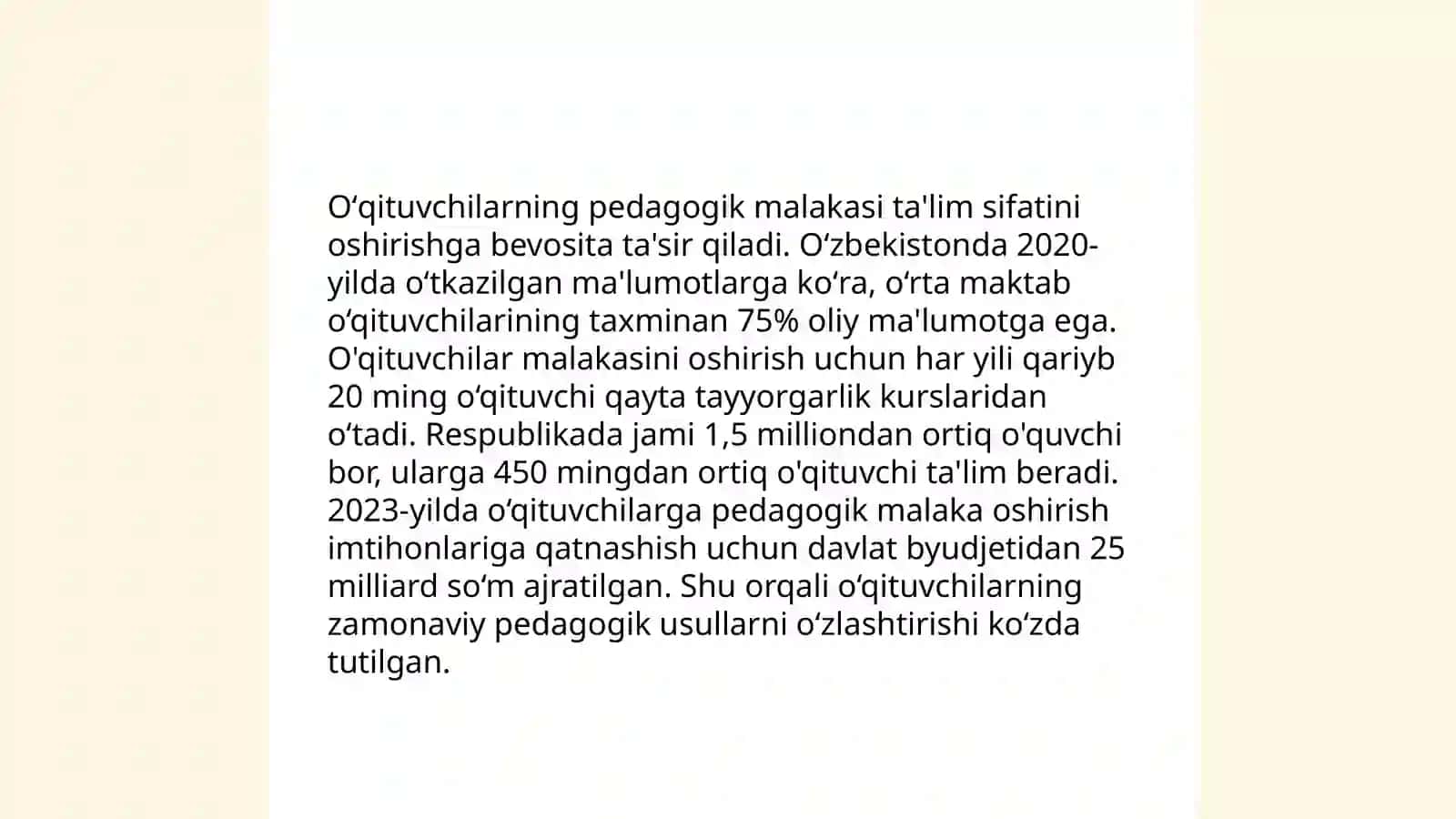 Oʻqituvchi kasbiy kompetetentsiyasini shakllantirish tizimi 3