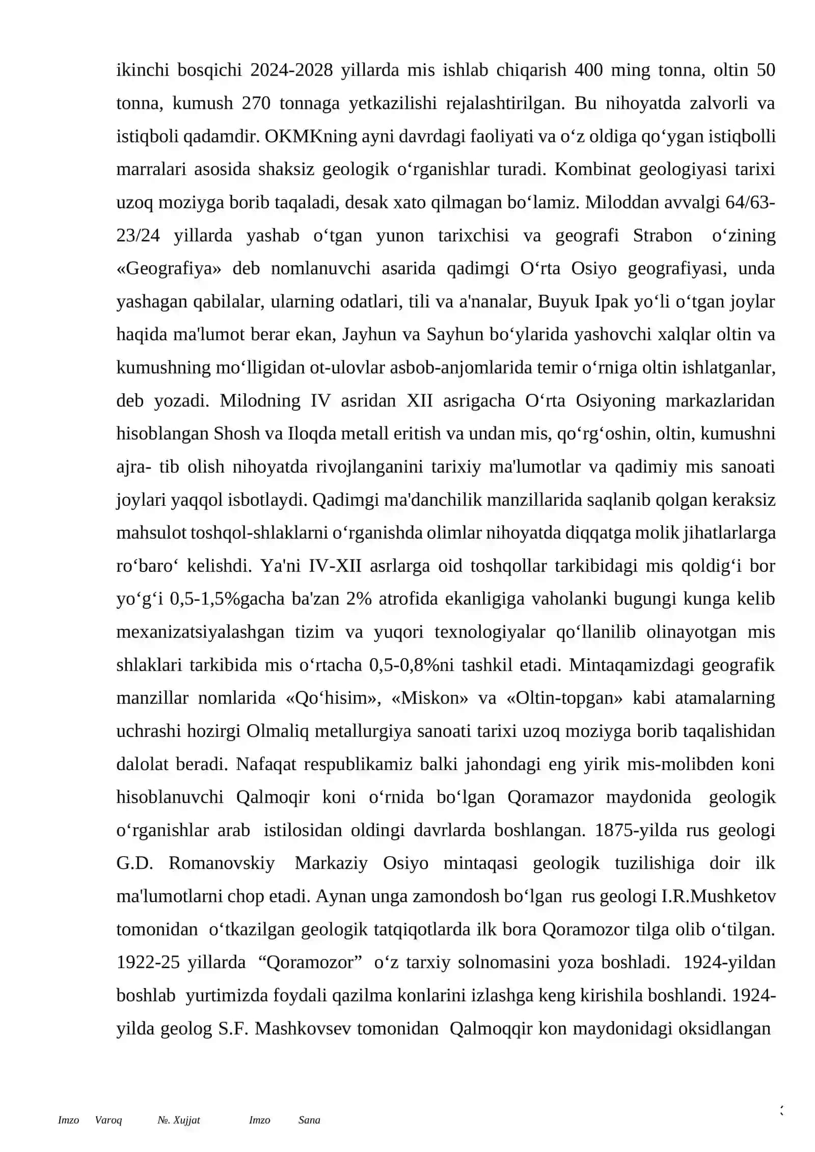 Volfram rudasini boyitishning texnologik sxemasini tanlash va hisoblash 3
