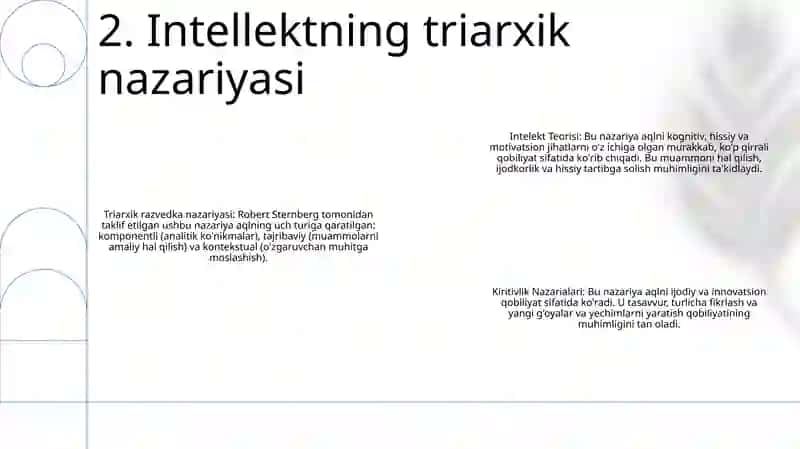 Intelekt Va Kiritivlik Nazarialari 3