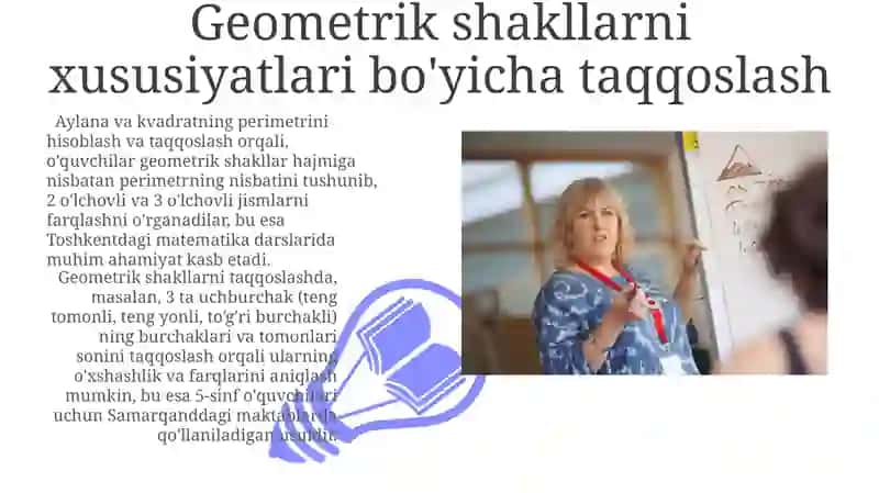 Geometrik figuralarni farqlash va nomini aytishga orgatish 3