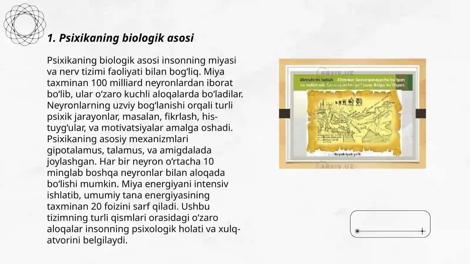 Psixikaning evolutsiyasi va vujudga kelishi 3