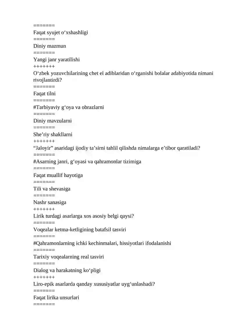 BADIIY O`QISH ASOSLARI VA BOLALR KITOBXONLIGI 7 3