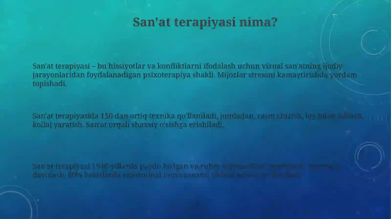 Art -terapiya haqida tushuncha 3