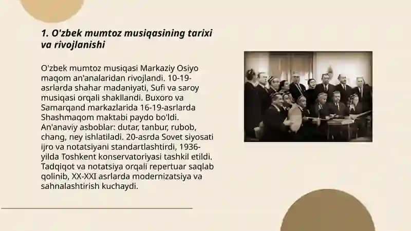 O'zbek mumtoz musiqasi va uningxususiyatlari 3