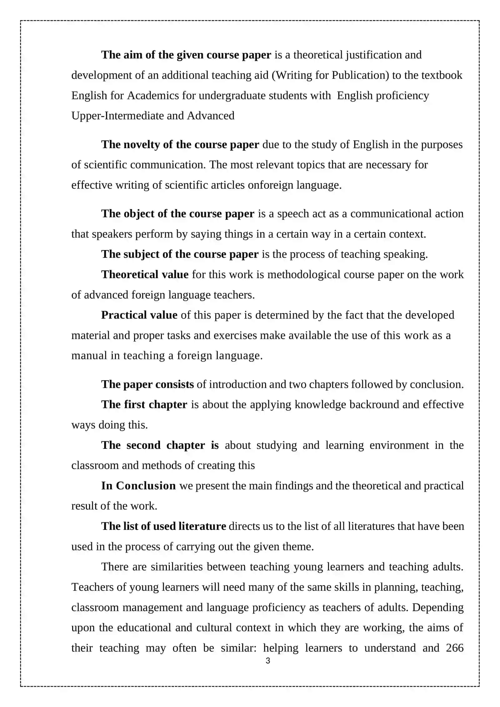 TEACHING ENGLISH AS A SECOND LANGUAGE 3