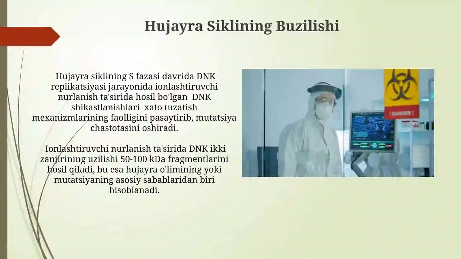 Ionlashtiruvchi nurlarning biologik effekti( Radiologiya fanidan) 3