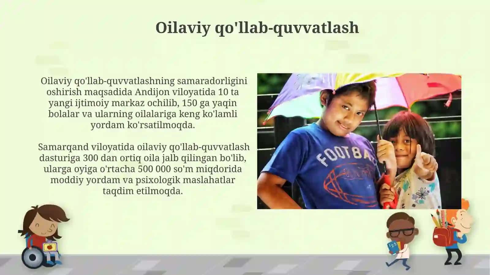 Ijtimoiy yordamga muhtoj bolalarga ijtimoiy ko'mak ko'rsatish shakllari 3