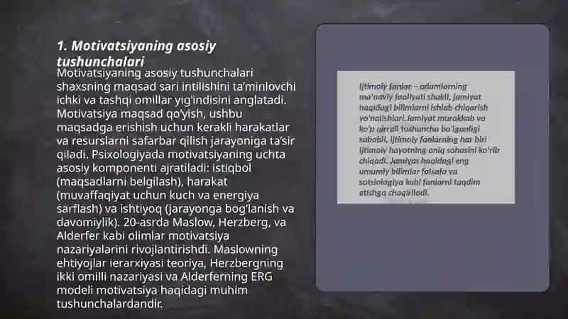Motivatsiya haqida umumiy tushuncha 3