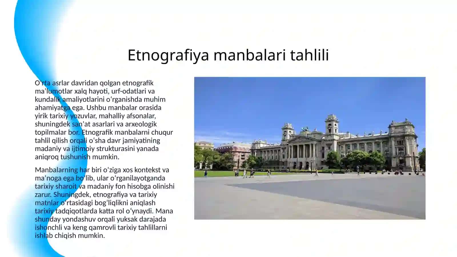 OʻRTA ASRLARDA ETNOGRAFIK MAʼLUMOTLARNING TOʻPLANISHI VA OLT TARIX OʻRTASIDAGI AHAMYATI 3