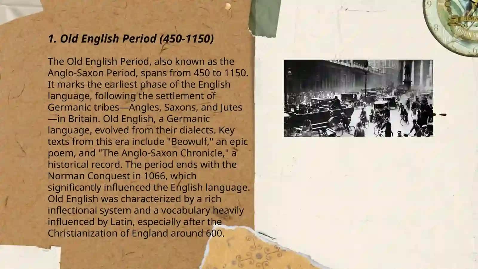 Studying the history of the studied language by periods 3